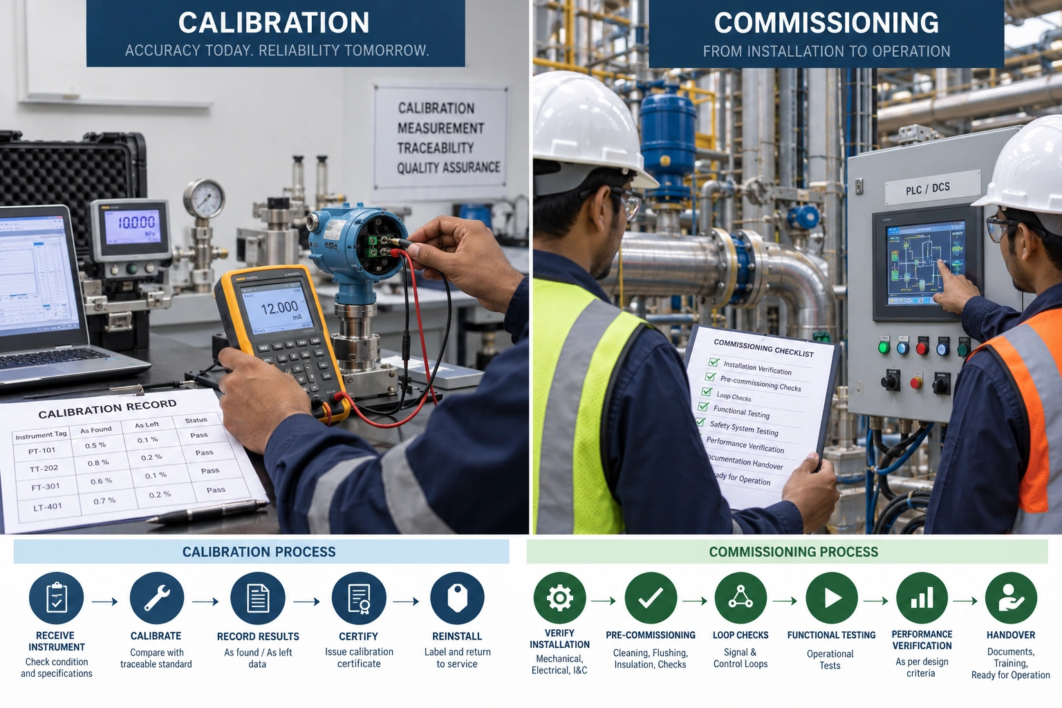 Calibration & Commissioning